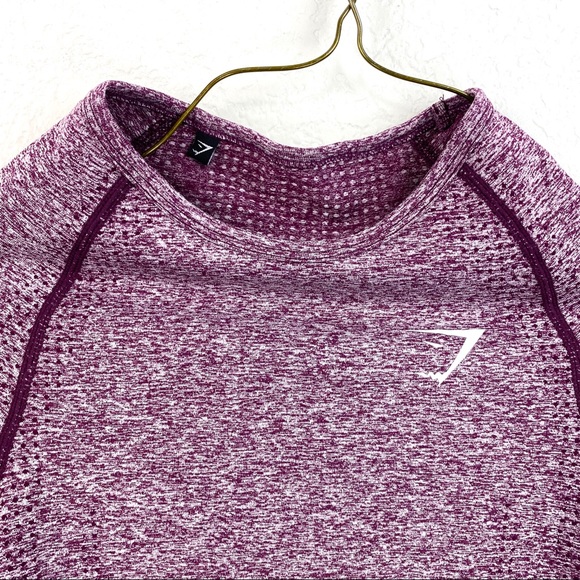 Gymshark Vital Seamless Long Sleeve Crop Top S/M - Picture 5 of 8